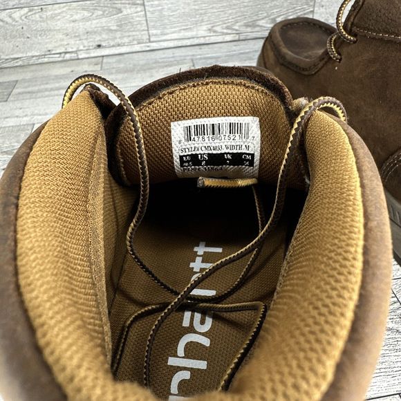 Carhartt Men's 4" Lightweight Soft Toe Wedge Chukka Bootie Size 8 Dark Bison GUC - Picture 5 of 5